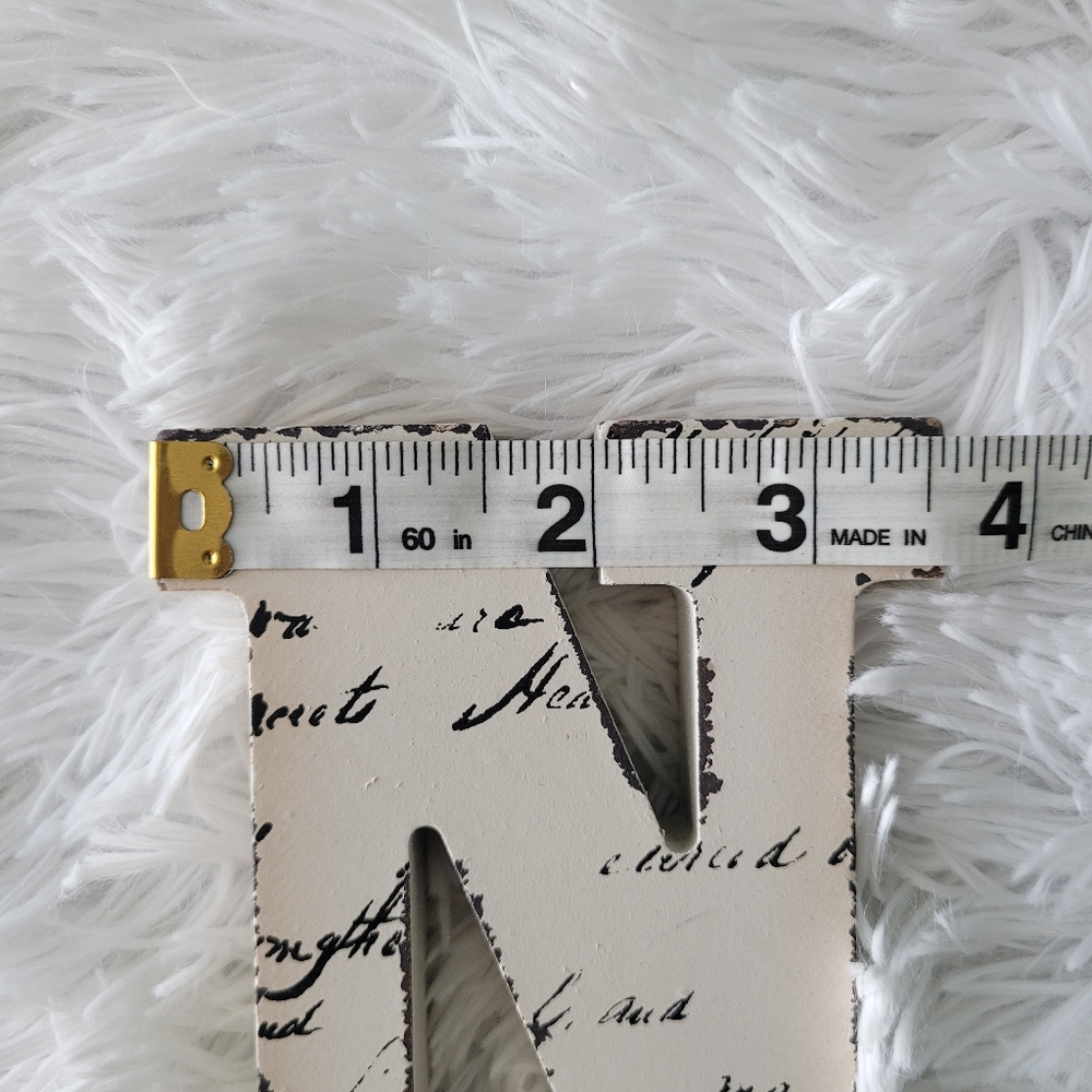 Antique Style "N" with Script - Picture 9 of 9